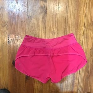Pink Zyia running shorts